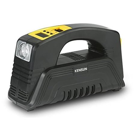 Kensun Kensun Kensun-EHRComp-A58A AC & DC Rapid Performance Air Compressor Tire Inflator with Digital Display - 30 litre Per min Kensun-EHRComp-A58A